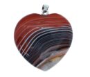 Pendant Heart Carnelian 4cm