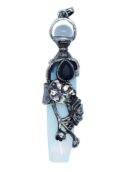 Pendant Lotus on Opalite