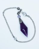 Pendulum Amethyst Bicone Faceted