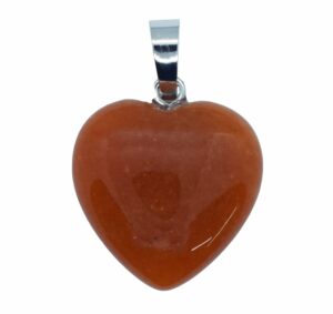 Pendant Heart Orange Aven 2cm