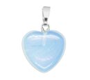 Pendant Heart Opalite 1.5cm