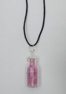 Necklace Bottle Chip Rose Quartz