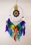 Dream Catcher Double White 17cm