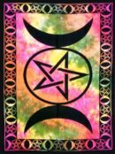 Bedspread Single Triple Moon Multicolour