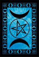 Bedspread Single Triple Moon Blue