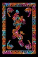 Bedspread Single Dragon Multicolour