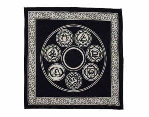 Altar Cloth Chakra Signs 60X60cm