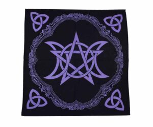 Altar Cloth Pentagram Purple 60X60cm