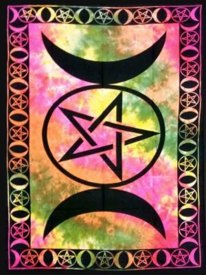 Bedspread Double Triple Moon Multicolour