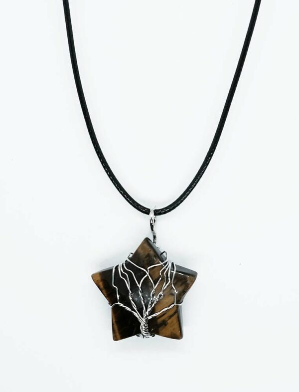 Necklace Star Tiger Eye TOL