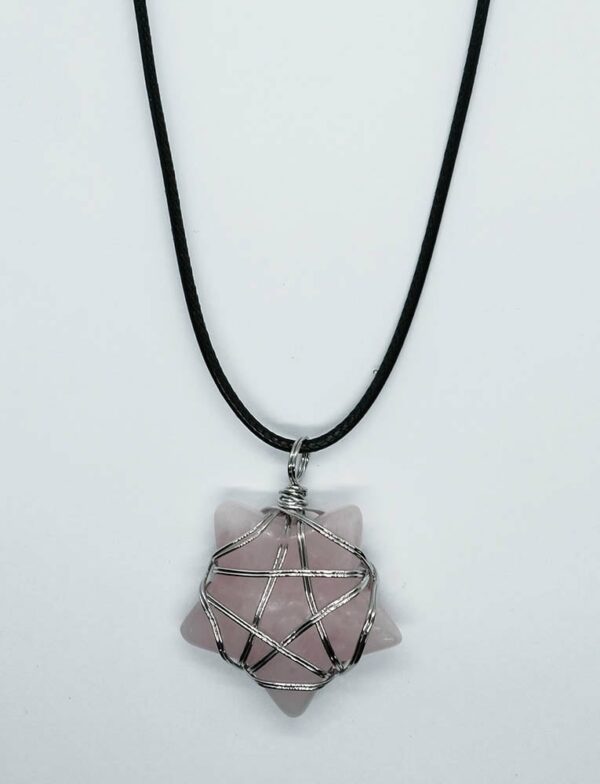 Necklace Star Rose Qz Pentagram