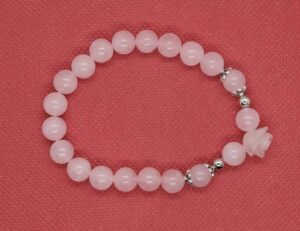 Bracelet With Rose Rose Quartz