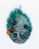 Pendant Chakra TOL Blue Agate