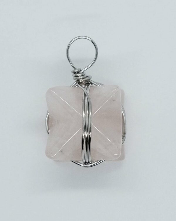 Pendant Merkaba Rose Quartz