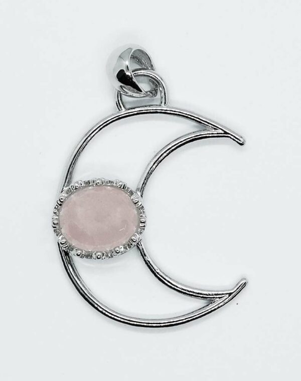 Pendant Rose Q Oval On Moon
