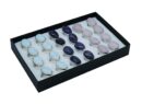 Ring Mix Stones Oval 24pcs