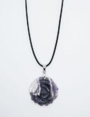 Necklace Rose 33mm Amethyst