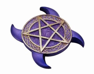 Incense Holder Pentacle Purple