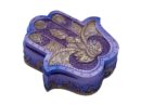 Box Zen Hand Purple 13.5X12cm