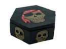 Wooden Pirate Box Hexagon H7.5cmxW20cmxD18cm