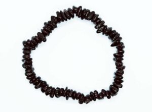 Bracelet Chip Garnet 7 Inch