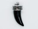 Pendant Horn Obsidian