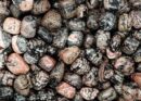 Tumblestone Red Snowflake Obsidian