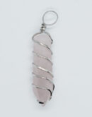 Pendant Wand Wired Rose Quartz