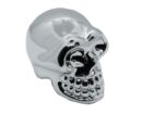 Skull Glass Silver 50mm