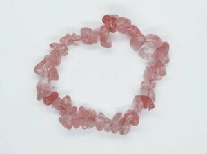 Bracelet Chip Cherry Quartz for Kids