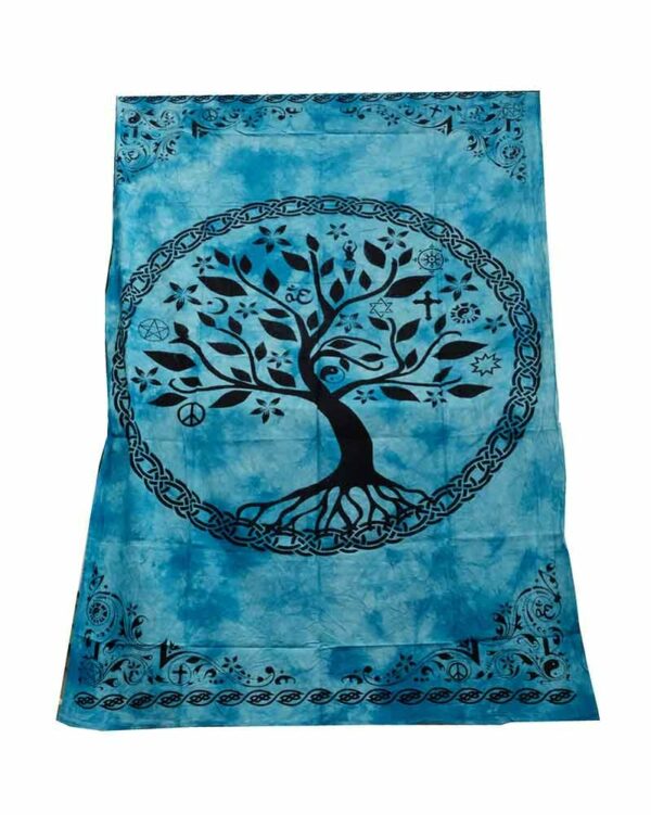 Bedspread Double TOL Blue