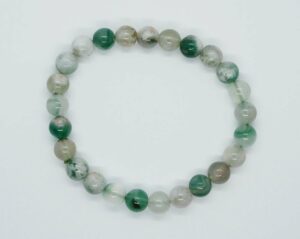 Bracelet Bead Green Cherry Agate