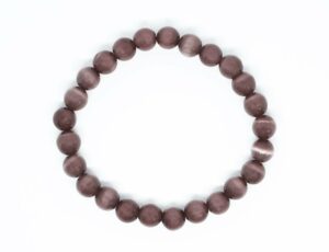 Bracelet 8mm Bead Purple Obsidian