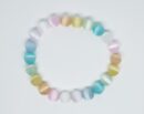 Bracelet 8mm Bead Rainbow Selenite