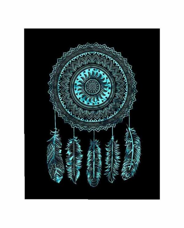 Bedspread Single D/C Turquoise