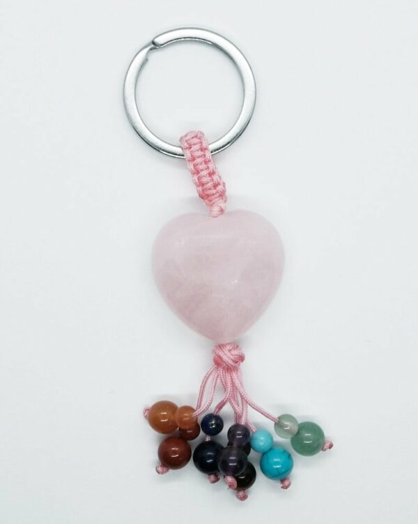 Keyring Rose Q Heart Chakra