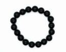 Bracelet 10mm Bead Black Obsidian