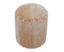 Selenite Candle Holder Orange