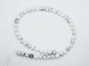 String Bead 8mm White Howlite