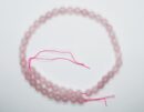 String Bead 8mm Rose Quartz