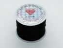 String Elastic Black On Roll