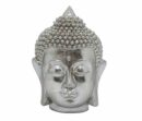 Buddha Head Silver 6.5"
