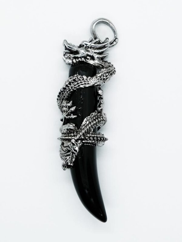 Pendant Dragon Horn Obsidian