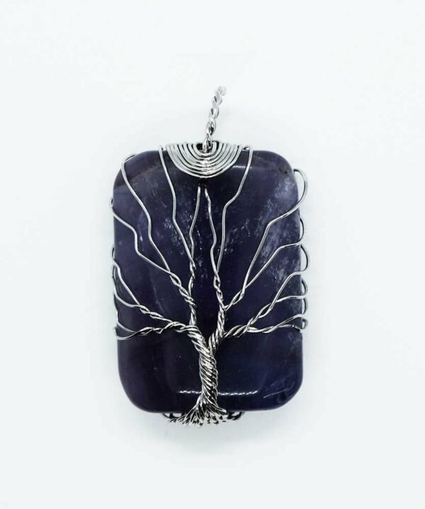 Pendant TOL Rect Amethyst