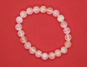 Bracelet 8mm Peach Selenite