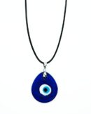 Necklace Evil Eye Drop Blue