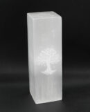 Selenite Lamp TOL White 20cm