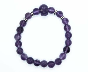 Bracelet Amethyst With Skull