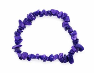 Bracelet Chip Purple Howlite