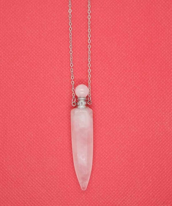 Necklace Perfume Bottle Rose Q